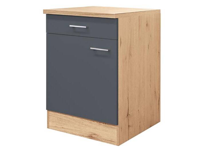Unterschrank RALPH San Remo Eiche /grau 60 cm von porta