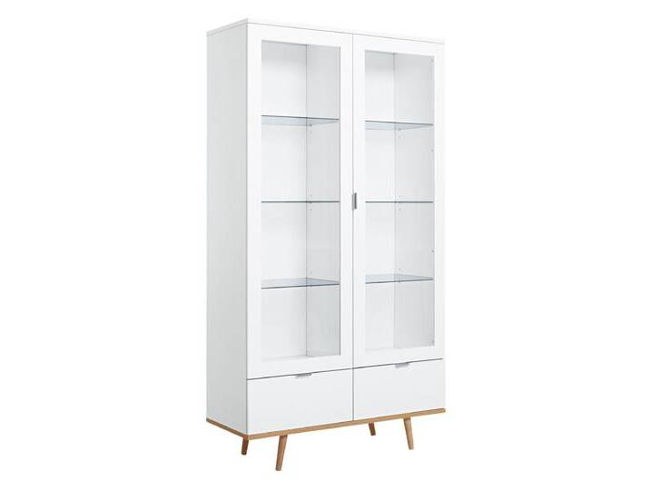 Vitrine GÖTEBORG 100 x 185 cm weiß Vitrine GÖTEBORG 100 x 185 cm weiß von porta