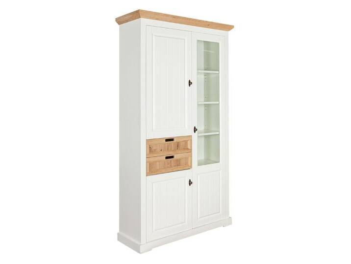 Vitrine TIVOLI 110 x 200 cm weiß matt / smoked oak Vitrine TIVOLI 110 x 200 cm weiß matt / smoked oak von porta