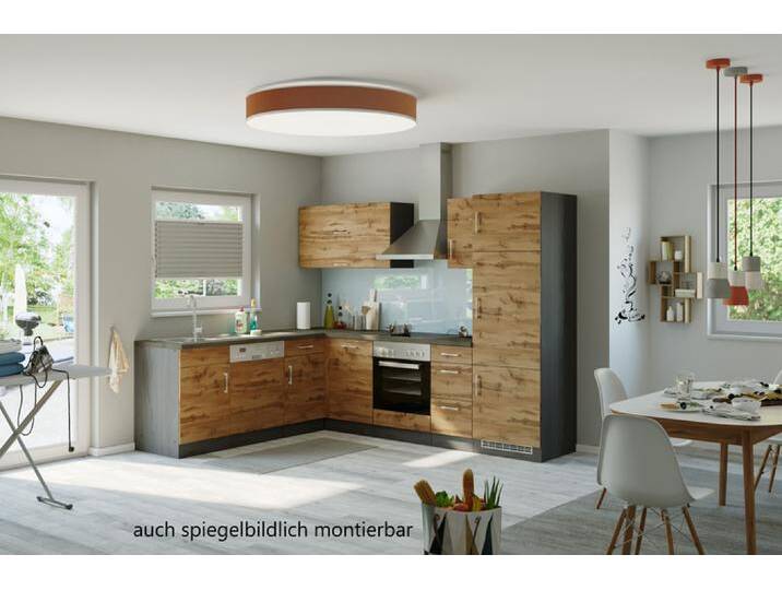 Winkelzeile ODENSE 210 x 270 cm Graphit/ Wotan-Eiche Dekor Winkelzeile ODENSE 210 x 270 cm Graphit/ Wotan-Eiche Dekor von porta