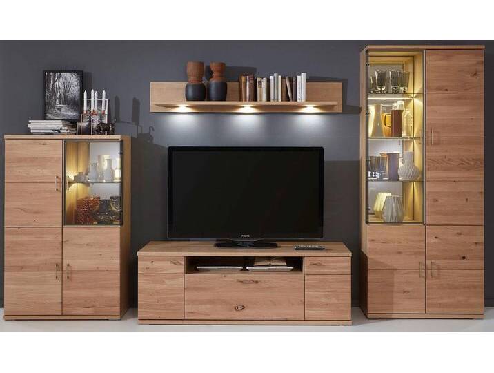 Wohnwand BRILON I 4-teilig Alteiche teilmassiv von porta