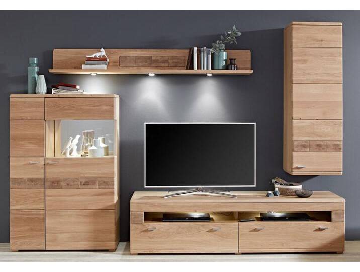 Wohnwand MIRO Eiche Bianco/Eiche Nachbildung ca. 302 x 202 x... von porta