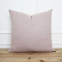 Blush Streifen Flanell Kissenbezug 20 X Rosa Dekoratives Kissen Designer 16 26 cm Dekokissen || Bianka von porterlanehome