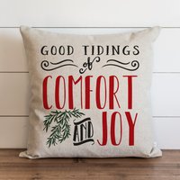 Comfort & Joy 20 X Kissenhülle Kissenbezug Weihnachtsmann Weihnachtsgeschenk Weihnachtsdekor von porterlanehome