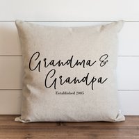 Oma Und Opa Est Date 20 X Kissenbezug | Personalisiertes Geschenk Von Grandkids Personalisierte Enkelkinder Großeltern Nana Papa Oma Und Opa Est Date 20 X Kissenbezug | Personalisiertes Geschenk Von Grandkids Personalisierte Enkelkinder Großeltern Nana Papa von porterlanehome