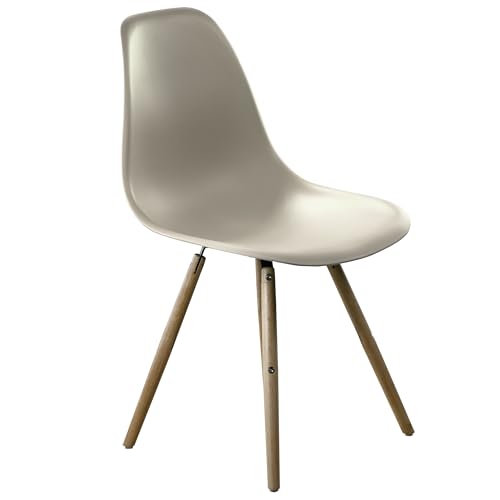 PostQuam Silla Eiffel Beige (53 x 46 x 80 cm – ASIENTO AL SUELO 45 cm) von postQuam