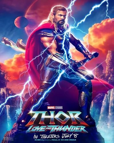 Thor Love and Thunder Poster 30 x 40 cm von postercinema