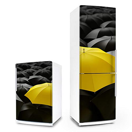 posterdeluxe 12090[C] Kühlschrank- / Spülmaschinen-Aufkleber „Regenschirme“ von posterdeluxe
