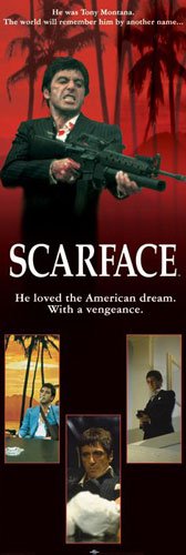 Poster Scarface - American Dream - Größe 53x 158cm - Jumboposter von posterdepot