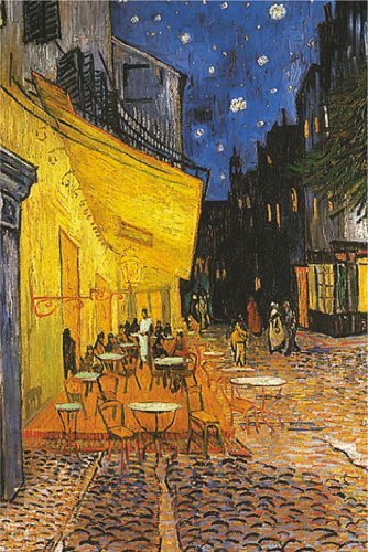 Poster Vincent Van Gogh - Terrasse de Cafe - Größe 61 x 91,5 cm - Maxiposter von Vincent Van Gogh