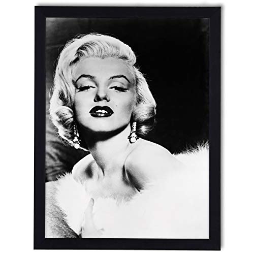 postergaleria Bild im Rahmen | Plakat | Modern | Wand | Künstlerisch | Verschiedene Themen 30 x 40 cm| (Marilyn Monroe) von postergaleria