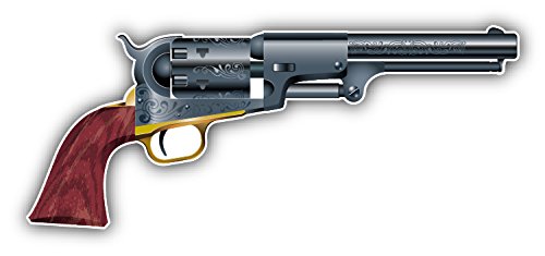 American Colt Revolver Hochwertigen Auto-Autoaufkleber 15 x 8 cm American Colt Revolver Hochwertigen Auto-Autoaufkleber 15 x 8 cm von postwalldecor