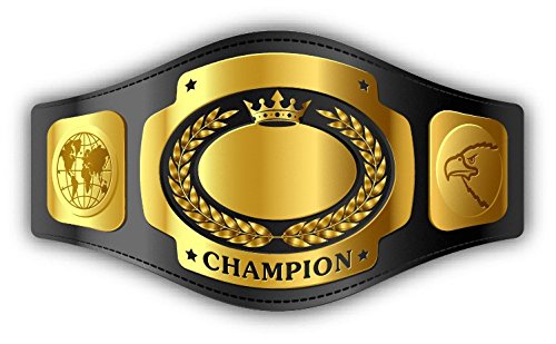 Champion Belt Sport Hochwertigen Auto-Autoaufkleber 15 x 8 cm von postwalldecor