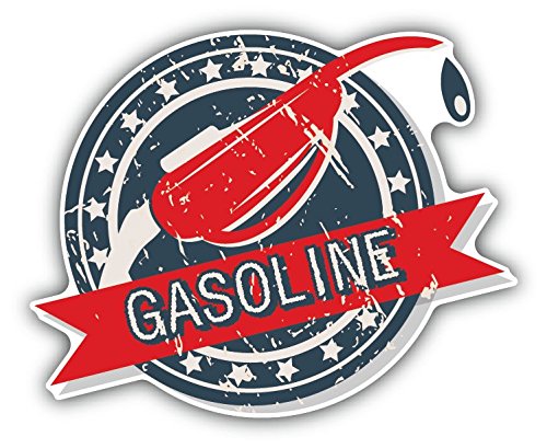 Gasoline Oil Garage Auto Service Retro Label Hochwertigen Auto-Autoaufkleber 12 x 10 cm von postwalldecor