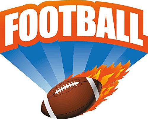 NFL American Football Sport Logo Hochwertigen Auto-Autoaufkleber 12 x 10 cm von postwalldecor