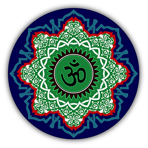 Om Mantra Hindu Symbol Hochwertigen Auto-Autoaufkleber 12 x 12 cm von postwalldecor
