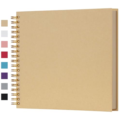 DIY Scrapbook Fotoalbum Hardcover Kraft blanko Seite Hochzeit Jubiläum Fotoalbum Familie Scrapbook 10 Inch gelb DIY Scrapbook Fotoalbum Hardcover Kraft blanko Seite Hochzeit Jubiläum Fotoalbum Familie Scrapbook 10 Inch gelb von potricher