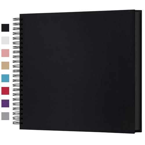 DIY Scrapbook Fotoalbum Hardcover Kraft blanko Seite Hochzeit Jubiläum Fotoalbum Familie Scrapbook 12Inch schwarz DIY Scrapbook Fotoalbum Hardcover Kraft blanko Seite Hochzeit Jubiläum Fotoalbum Familie Scrapbook 12Inch schwarz von potricher