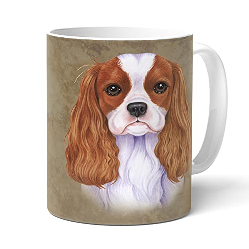 power gift BULLDOGGE Tasse mit Spruch, Tasse Hund und Frauchen.– Für Dich/Lustige Texte/Tasse Weihnachten. Kaffeebecher. (CAVALIER KING CHARLES (12)) von power gift