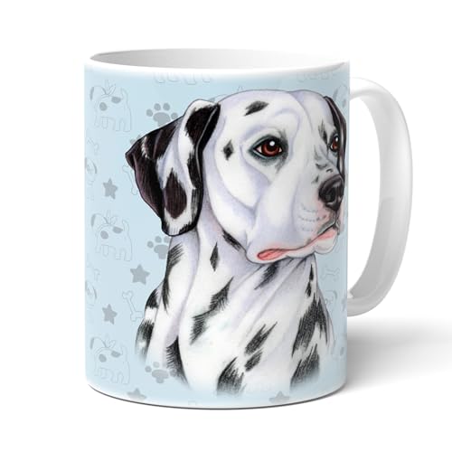 DALMATINER - Tasse mit Spruch. Becher mit Hundemotiv. Teetasse. Geschenk für Frauchen, Herrchen und alle Hunden Liebhaber. von power gift
