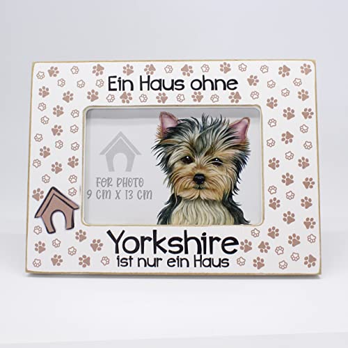 power gift - Bilderrahmen mit YORKSHIRE Spruch. Fotorahmen zum Aufstellen oder Aufhängen. Wohnungsdekoration. Geschenk für jeden Hundehalter. power gift - Bilderrahmen mit YORKSHIRE Spruch. Fotorahmen zum Aufstellen oder Aufhängen. Wohnungsdekoration. Geschenk für jeden Hundehalter. von power gift