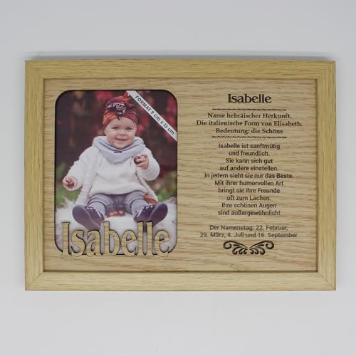 power gift ISABELLE - Bilderrahmen Holz, Deko Bilder mit Rahmen, Fotorahmen stehend und hängend - Für dein Zuhause Picture Frame Dekoration Wohnzimmer Fotografie Foto Bild. von power gift