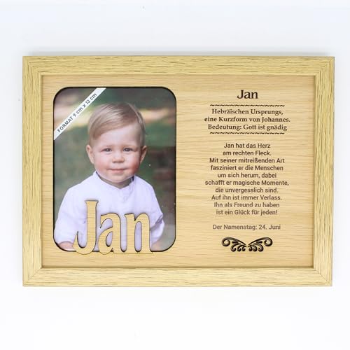 JAN - Bilderrahmen mit Namen und Namensbedeutung. Fotorahmen, Foto, Portraitrahmen, Fotografie. Originelles Geschenk für jeden Anlass. JAN - Bilderrahmen mit Namen und Namensbedeutung. Fotorahmen, Foto, Portraitrahmen, Fotografie. Originelles Geschenk für jeden Anlass. von power gift