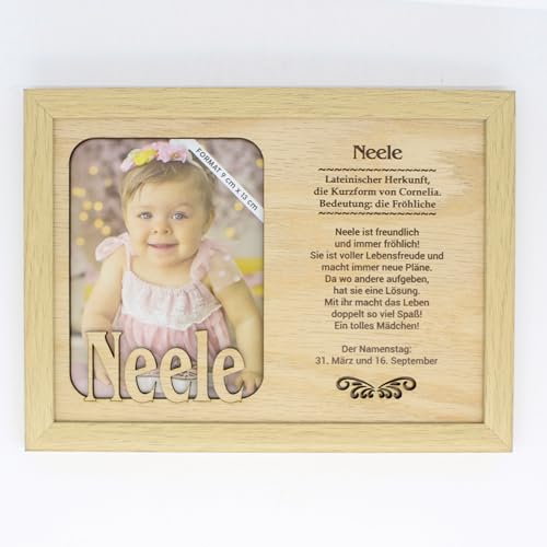 power gift NEELE - Bilderrahmen Holz, Deko Bilder Mit Rahmen, Fotorahmen - Für dein Zuhause/Picture Frame/Deko Wohnzimmer. von power gift