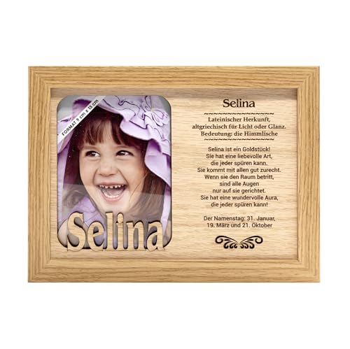 power gift SELINA - Bilderrahmen. Deko Bild mit Rahmen, Fotorahmen - Für dein Zuhause/Picture Frame/Dekoration. Einmaliges Geschenk. von power gift