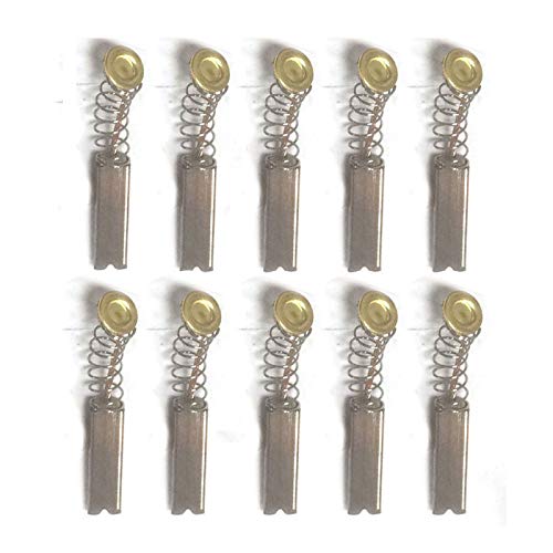Motorkohlebürsten Powertool 10 Stück Mini Kohlebürsten Elektromotor Bürsten Ersatzteil für generischen elektrischen Ersatz (2,5 x 4 x 14,5 mm) von XGAGHB