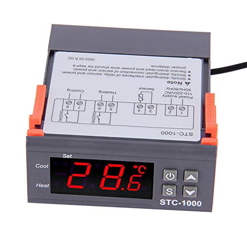 POWERTOOL 220 V Temperaturregler Thermostat Digital Temperaturregler STC-1000 Controller -50℃~110℃ Heizkühlung von TopHomer