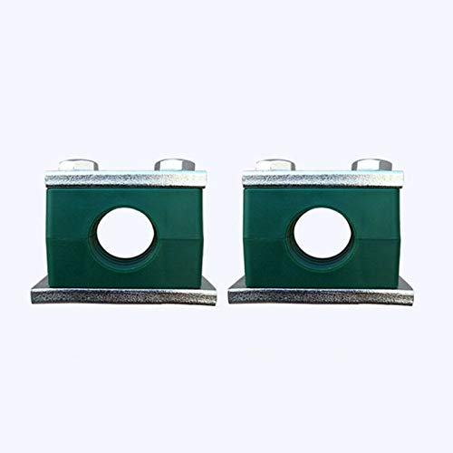 POWERTOOL Kunststoff-Rohrschellen, 21,3 mm Außendurchmesser, Rohrschellen, metrische Hydraulikrohrschelle für Öl, Wasser, Gasleitung, Befestigung (2 Stück) von power tool