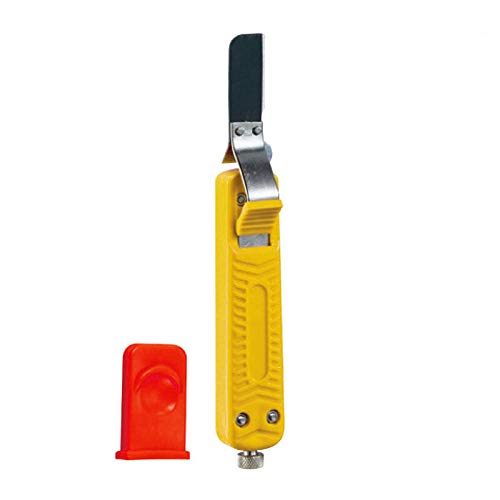 Powertool Abisolierzange Kabelschneider Kabelmesser Demontage Werkzeug zum Abisolieren und Demontagen aller Kabel von 4–70 mm Durchmesser, gelb von power tool