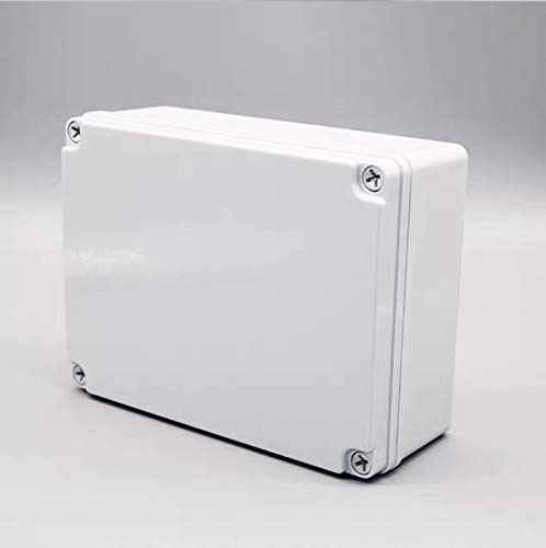 Powertool Abzweigdose wasserdicht IP67 ABS Elektrische Projektbox DIY Gehäuse Instrumentenkoffer für elektronische Projekte im Innen- und Außenbereich (125 x 125 x 75 mm) von power tool