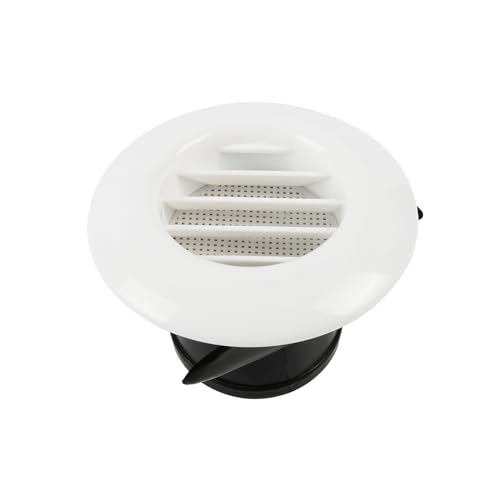 Powertool Lüftungsgitter, rund, aus ABS-Kunststoff, für Badezimmer, Küche, Büro (schräg 150 mm) von SagaSave