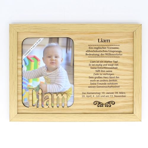 power gift LIAM - Bilderrahmen Holz, Deko Bilder mit Rahmen, Fotorahmen stehend und hängend/Picture Frame/Deko Schlafzimmer / von power gift