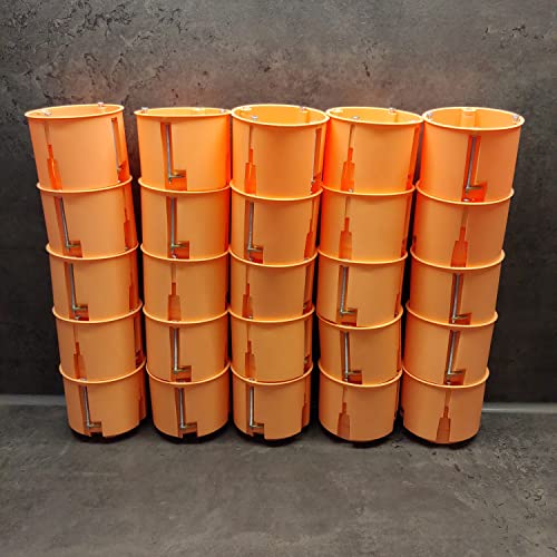 25 Stück Hohlwanddose Schalterdose ORANGE TIEF 25 Stück Hohlwanddose Schalterdose ORANGE TIEF von powerpreis24