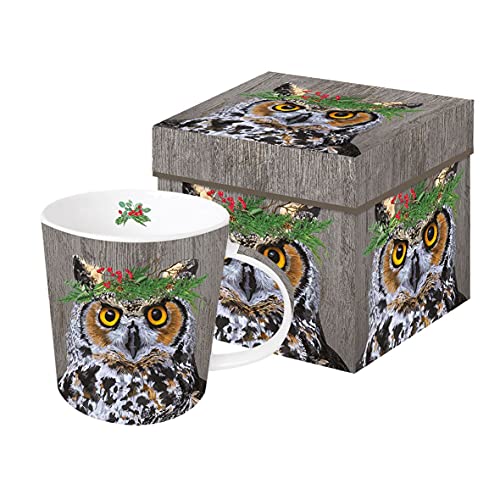 ppd 604582 - Tasse Eule - Winter Berry Owl Trend Mug von Paperproducts Design