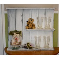 Gewürzregal Regal Shabby Loftstyle Weiß von ppicture