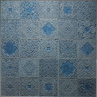 25 Fliesen Mit Ornamenten, Blau Grau 25 Fliesen Mit Ornamenten, Blau Grau von pracowniazona