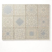 Fliesen 12 Ornamente, Grauer Granit von pracowniazona