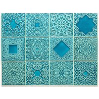 Fliesen 12 Ornamente, Türkis Nr.1 von pracowniazona