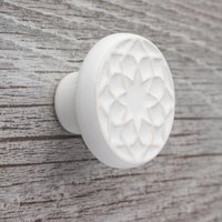 Möbelknopf Aus Keramik Nr.1, Weiß von pracowniazona