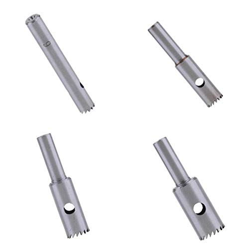 4Pcs 6mm 12mm Lochsäge Bohrer Hartmetall Stahlschneider Werkzeug Für Holz Buddha Perlen von Prasku