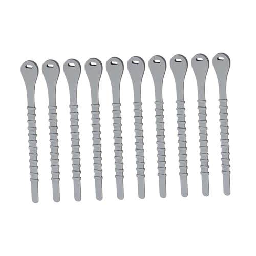 predolo 10 Stück -binder, Draht-Organizer, verstellbare Bündelung, aufwicklung, wiederverwendbarer -Organizer für Schreibtisch, 13cmx1.5cm von predolo