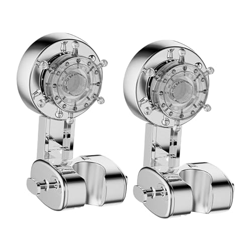 predolo 2 Stück Duschkopfhalter Duschkopfhalterung Handbrausehalterung Duschhalter Wandbefestigung Universelle Passform für 1/2 Zoll Anschlüsse Und, Silber predolo 2 Stück Duschkopfhalter Duschkopfhalterung Handbrausehalterung Duschhalter Wandbefestigung Universelle Passform für 1/2 Zoll Anschlüsse Und, Silber von predolo