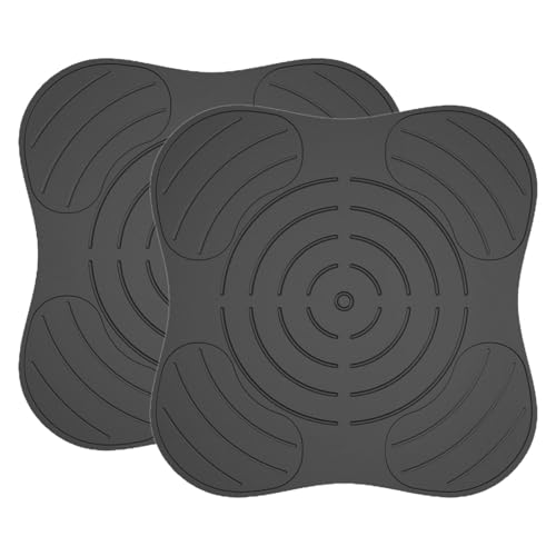 predolo 2 Stück Küchen Abtropfmatte Geschirr Trockenmatte Spülmatte Hitzebeständig Vielseitig Langlebig für Arbeitsplatte Töpfe Pfannen für, Schwarz predolo 2 Stück Küchen Abtropfmatte Geschirr Trockenmatte Spülmatte Hitzebeständig Vielseitig Langlebig für Arbeitsplatte Töpfe Pfannen für, Schwarz von predolo