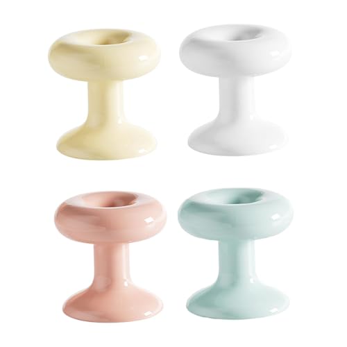 predolo 4 Stück Donut Wc Taste Drücker Nette Wc Flusher Top Push Button von predolo