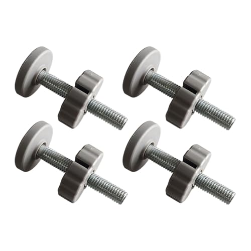 predolo 4x Gewindespindelstangen für Torschraubenbolzen, Teile zur Montage von Treppengeländern, Grau predolo 4x Gewindespindelstangen für Torschraubenbolzen, Teile zur Montage von Treppengeländern, Grau von predolo
