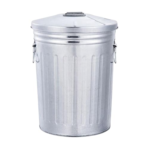 predolo 8 Liter Mülleimer Aus Eisen für Den Außenbereich mit Rundem Deckel für Den Patio Bauernhof predolo 8 Liter Mülleimer Aus Eisen für Den Außenbereich mit Rundem Deckel für Den Patio Bauernhof von predolo